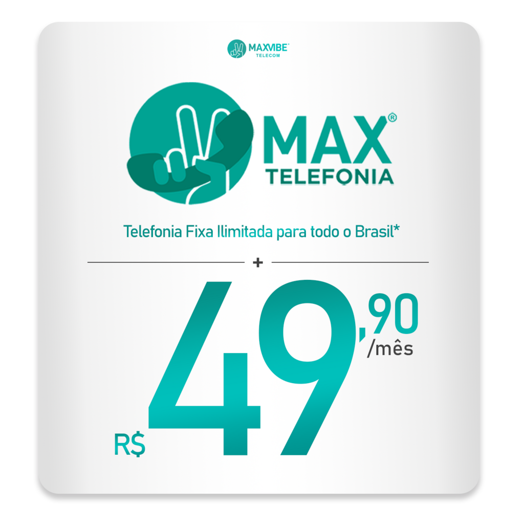 A Internet Fibra Óptica da MaxVibe é ideal para quem busca velocidade real, estabilidade e qualidade de conexão para o dia a dia. Com tecnologia 100% fibra, você navega, trabalha, estuda e se diverte sem quedas ou lentidão, mesmo com vários dispositivos conectados. A Internet Rural da MaxVibe foi desenvolvida para levar conexão de qualidade para áreas afastadas, sítios, fazendas e zonas rurais, garantindo acesso estável para trabalho, comunicação e lazer.